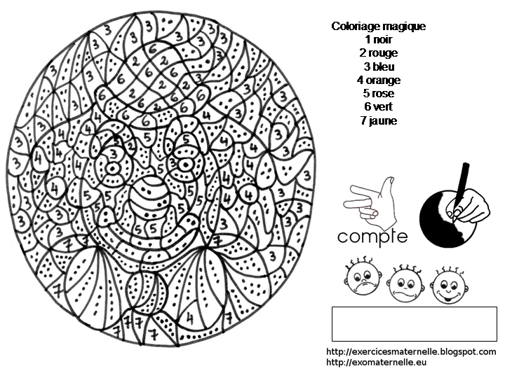 Dibujo gratuito Coloreo Mágico #126240 de la coleccion Colorear por Números para imprimir
