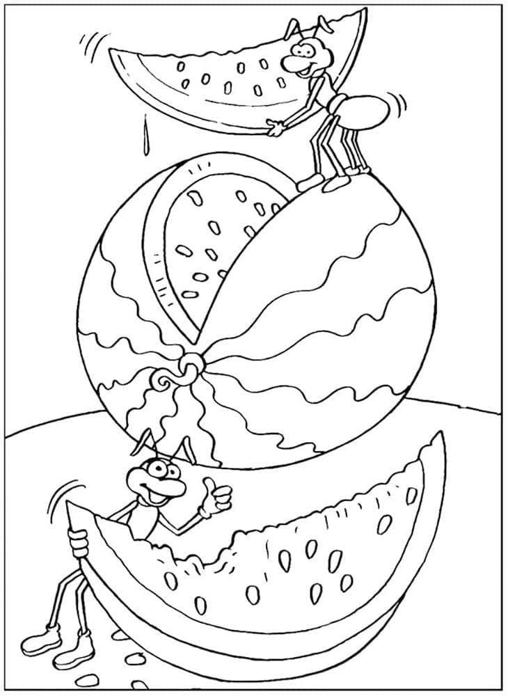 Dibujo gratuito Sandía #212561 de la coleccion Comida y Nutrición para imprimir Dibujo gratuito Sandía #212561 de la coleccion Comida y Nutrición para imprimir
