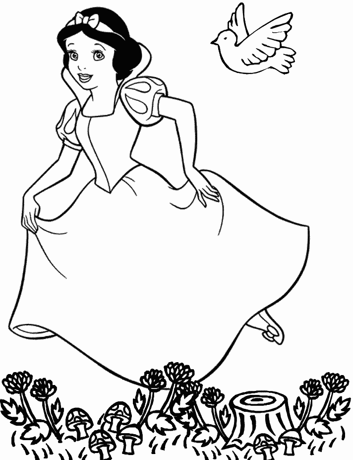 Dibujo gratuito Blancanieves y los Siete Enanitos #133874 de la coleccion Cuentos de Hadas e Historias para imprimir