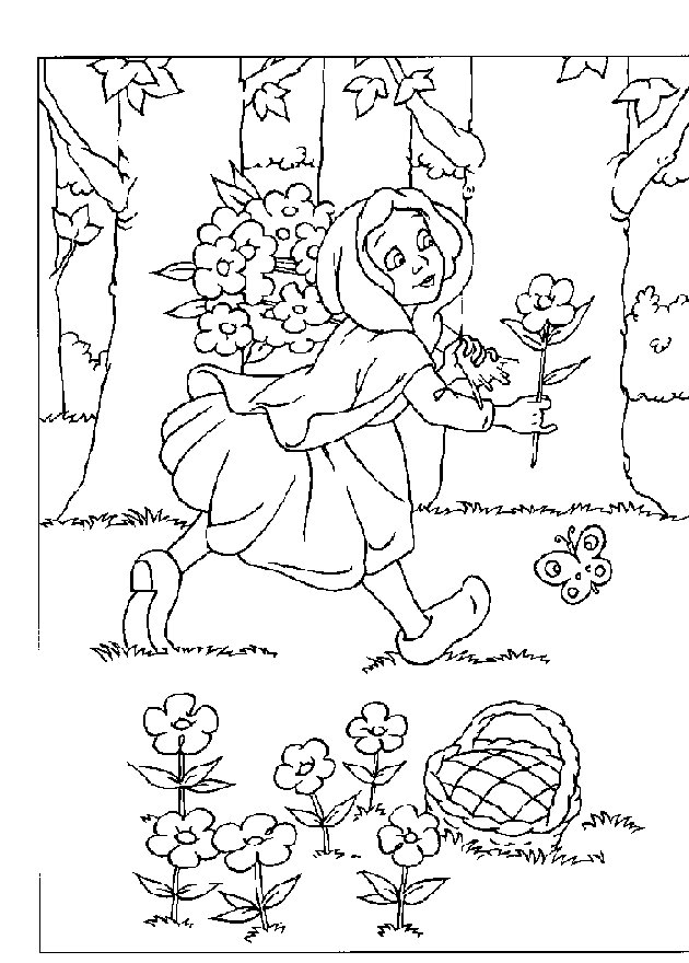 Dibujo gratuito Caperucita Roja #49194 de la coleccion Cuentos de Hadas e Historias para imprimir
