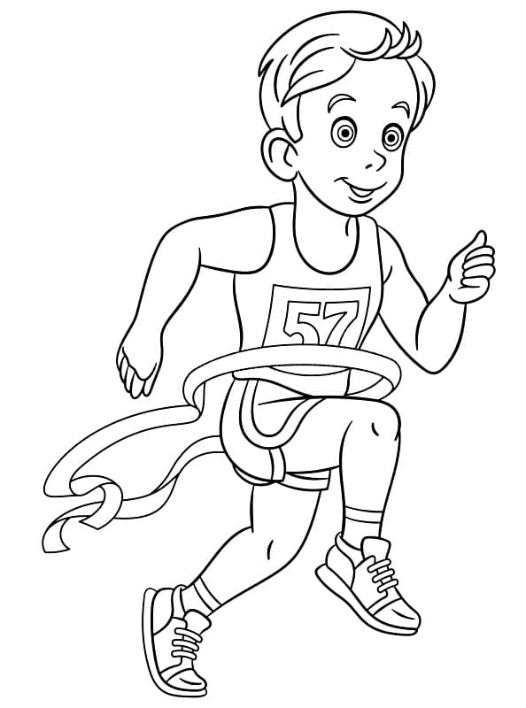 Dibujo gratuito Atletismo #193819 de la coleccion Deportes para imprimir