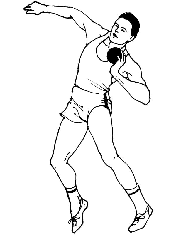 Dibujo para colorear: Atletismo (Deportes) #193823 - Dibujos para Colorear e Imprimir Gratis