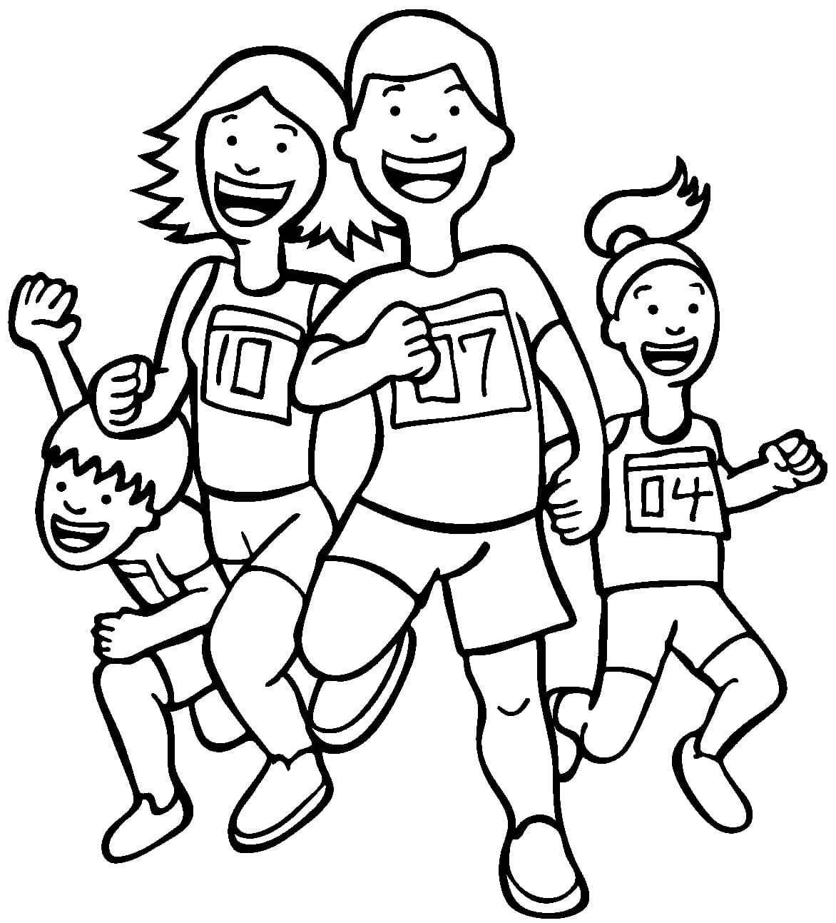 Dibujo gratuito Atletismo #193831 de la coleccion Deportes para imprimir