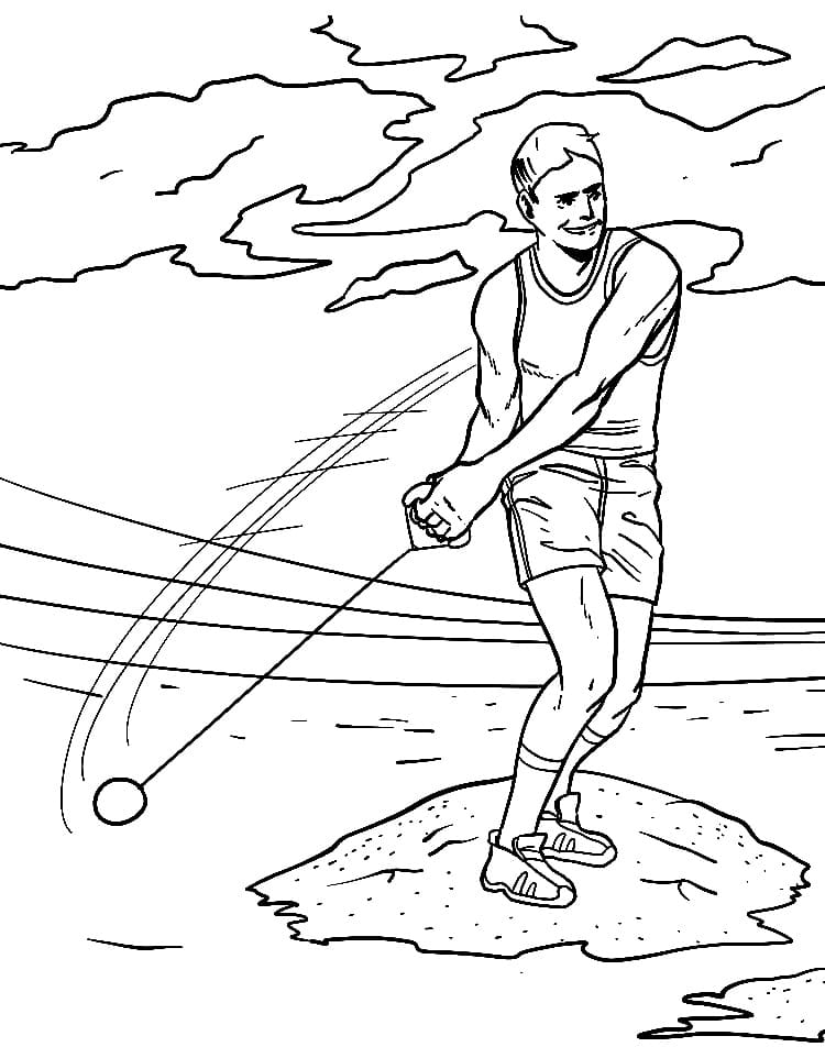 Dibujo para colorear: Atletismo (Deportes) #193835 - Dibujos para Colorear e Imprimir Gratis