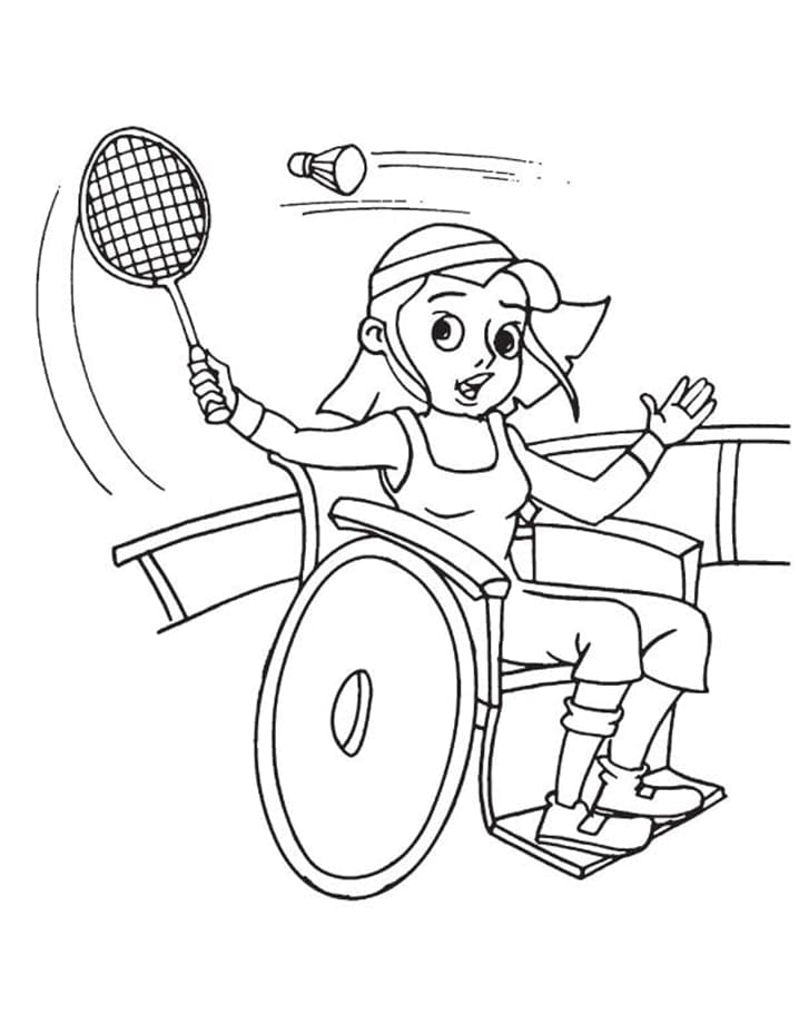 Dibujo gratuito Bádminton #177018 de la coleccion Deportes para imprimir