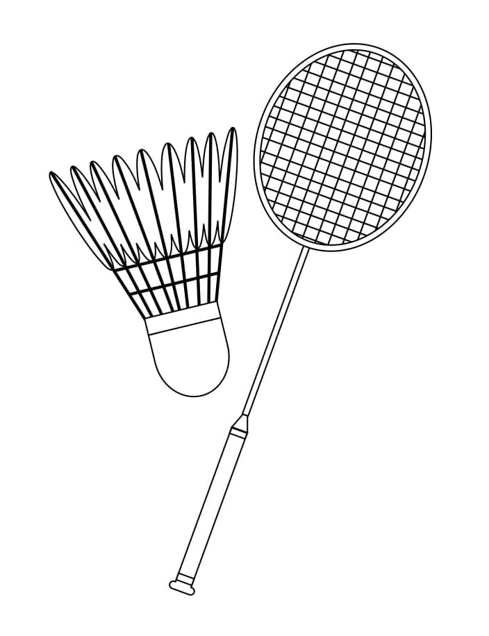 Dibujo gratuito Bádminton #177019 de la coleccion Deportes para imprimir