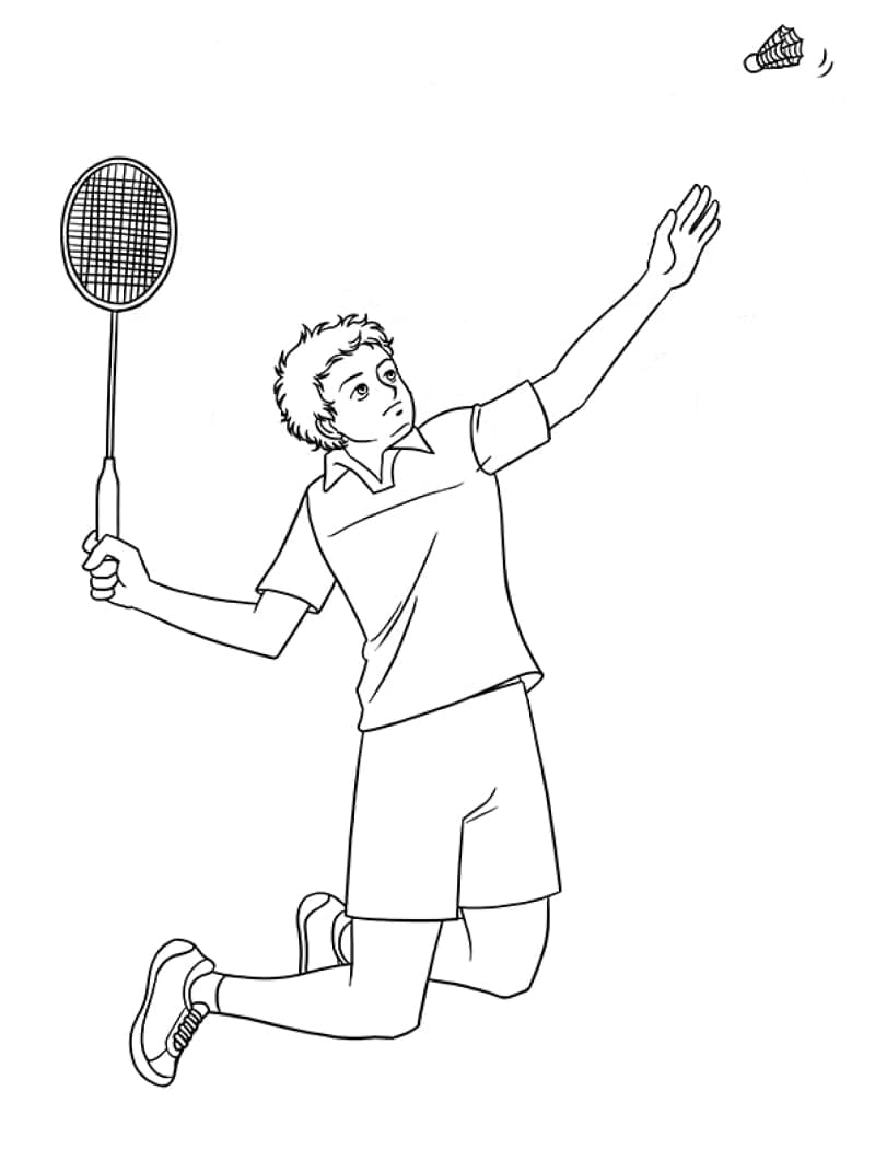 Dibujo gratuito Bádminton #177020 de la coleccion Deportes para imprimir