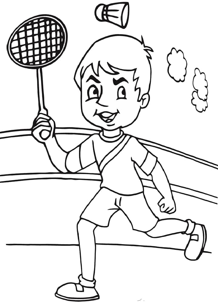 Dibujo gratuito Bádminton #177021 de la coleccion Deportes para imprimir