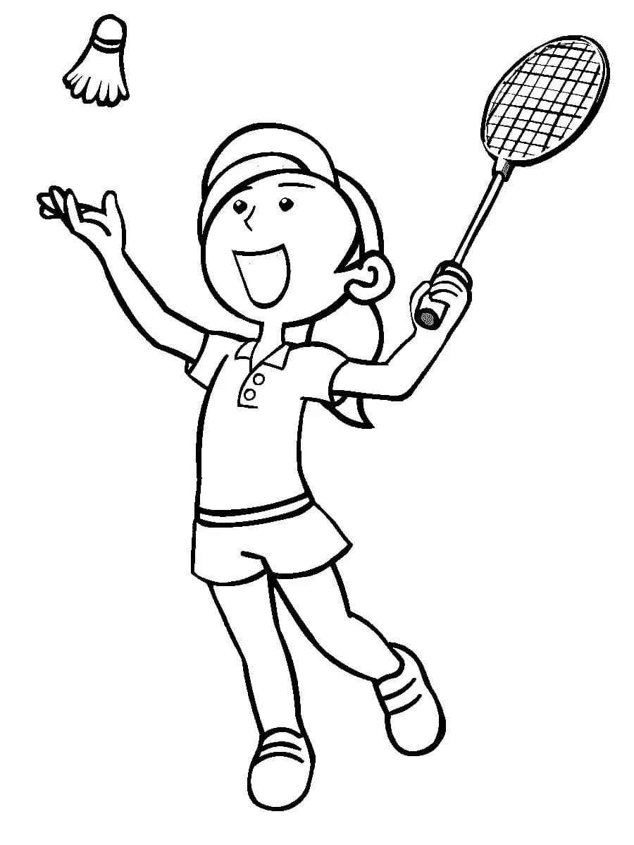Dibujo gratuito Bádminton #218891 de la coleccion Deportes para imprimir