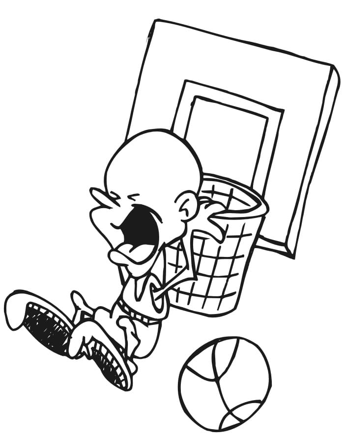 Dibujo gratuito Baloncesto #177139 de la coleccion Deportes para imprimir
