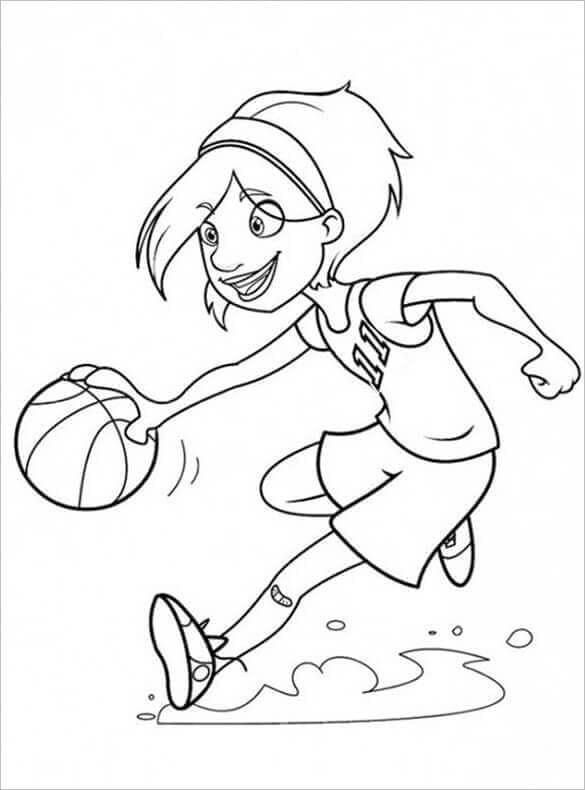 Dibujo gratuito Baloncesto #177147 de la coleccion Deportes para imprimir