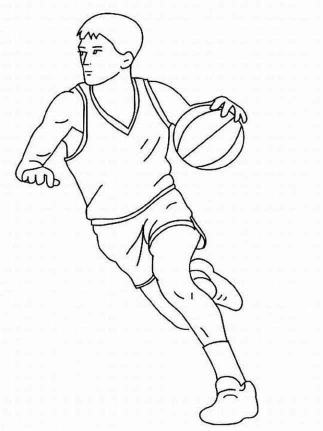 Dibujo gratuito Baloncesto #177153 de la coleccion Deportes para imprimir