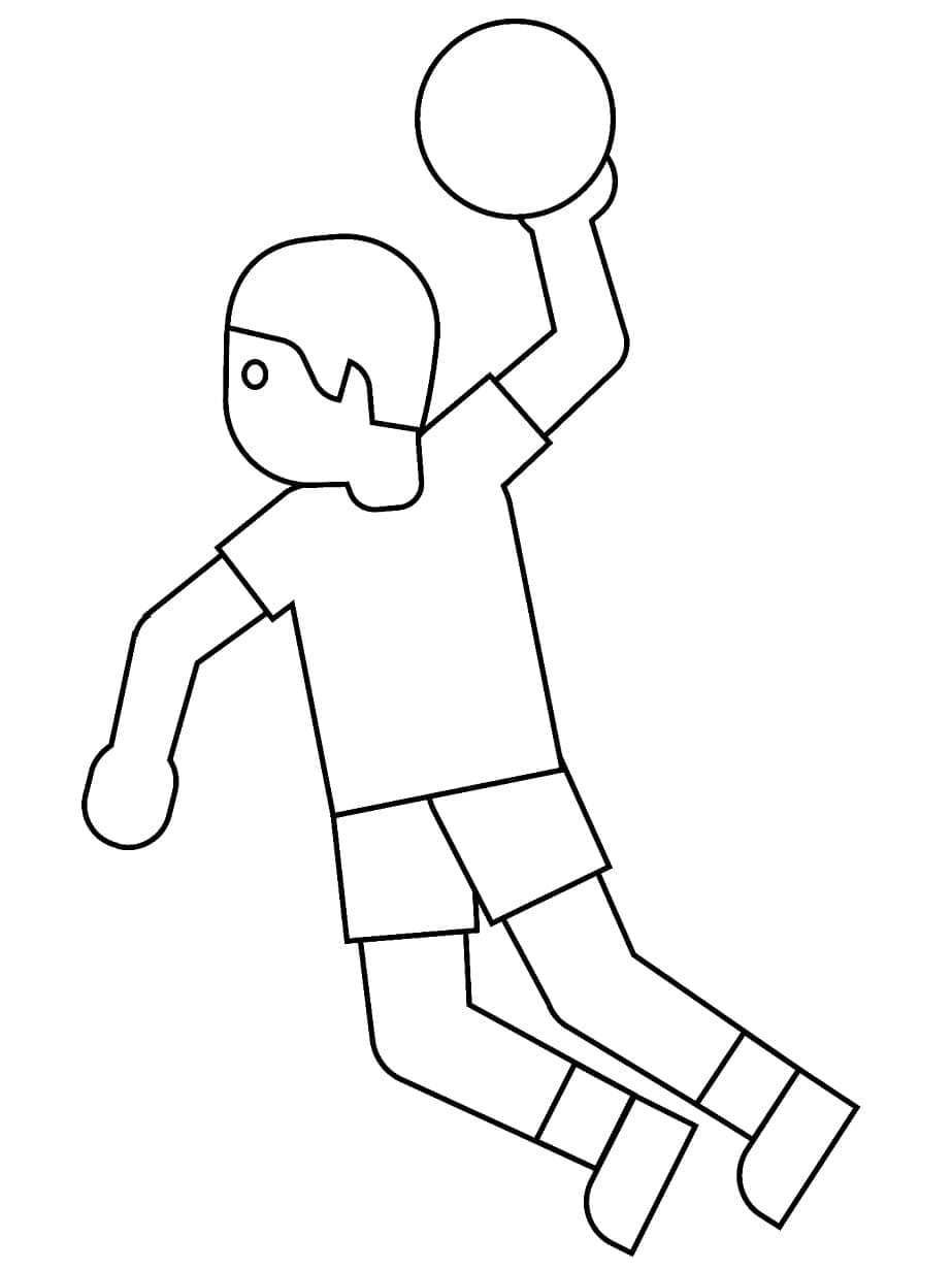Dibujo gratuito Balonmano #210804 de la coleccion Deportes para imprimir Dibujo gratuito Balonmano #210804 de la coleccion Deportes para imprimir