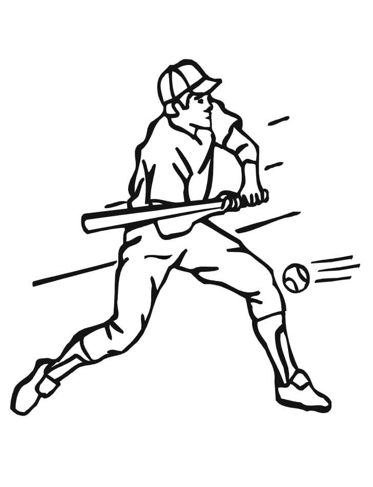 Dibujo gratuito Béisbol #177114 de la coleccion Deportes para imprimir