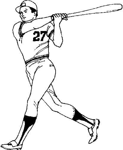 Dibujo gratuito Béisbol #177127 de la coleccion Deportes para imprimir
