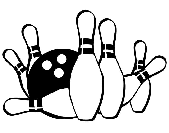 Dibujo gratuito Bolos #173930 de la coleccion Deportes para imprimir