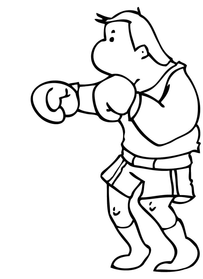 Dibujo gratuito Boxeo #173879 de la coleccion Deportes para imprimir