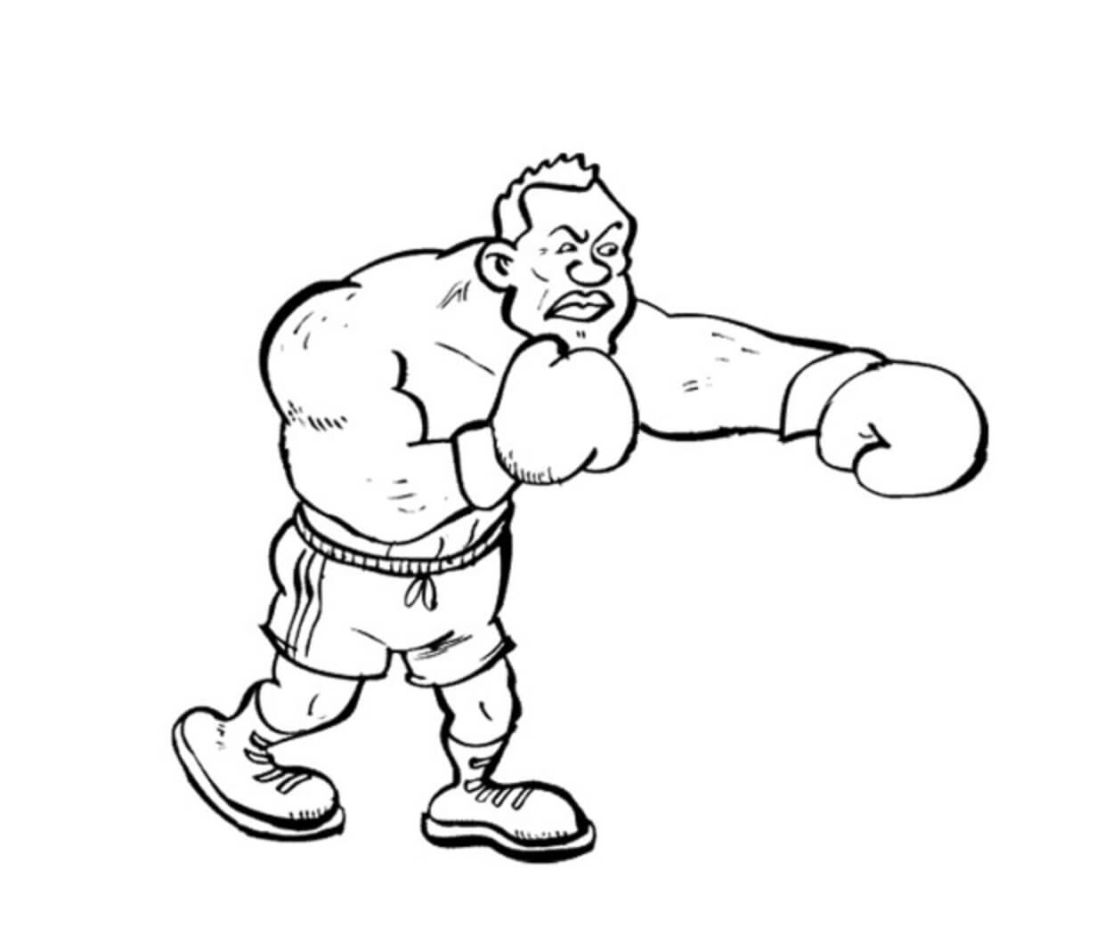 Dibujo gratuito Boxeo #173880 de la coleccion Deportes para imprimir
