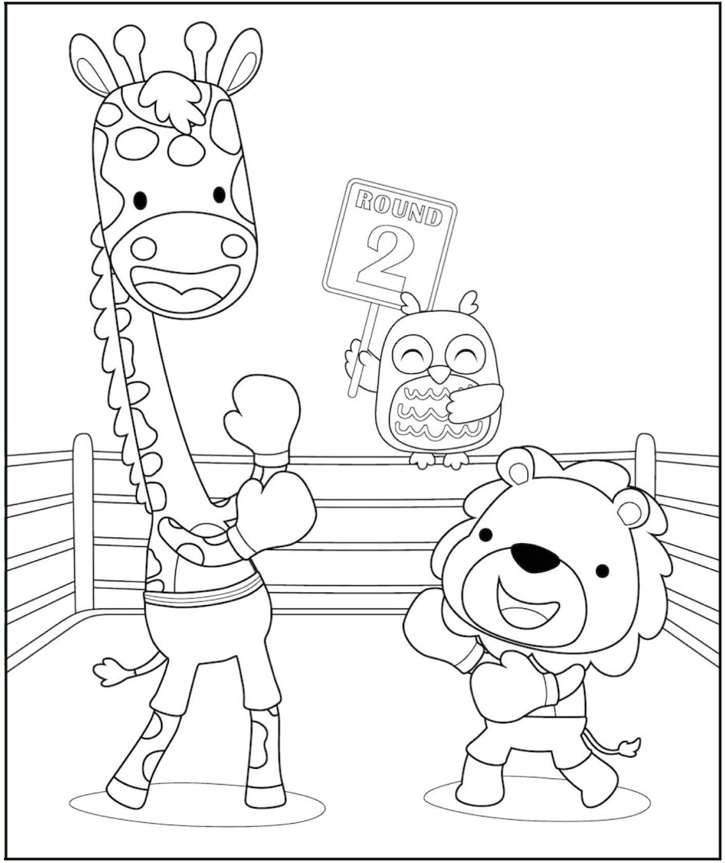 Dibujo gratuito Boxeo #173901 de la coleccion Deportes para imprimir