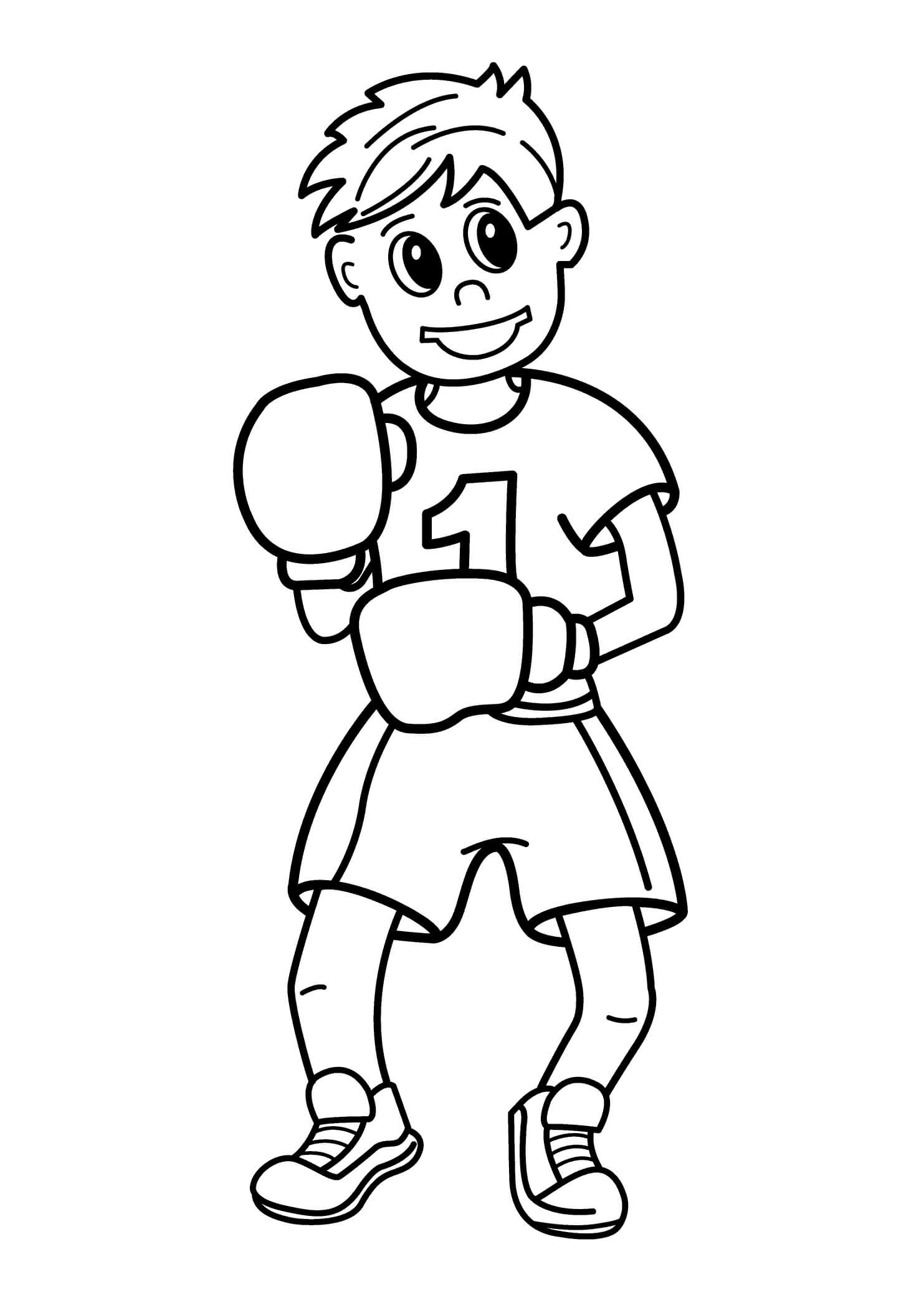 Dibujo gratuito Boxeo #173905 de la coleccion Deportes para imprimir