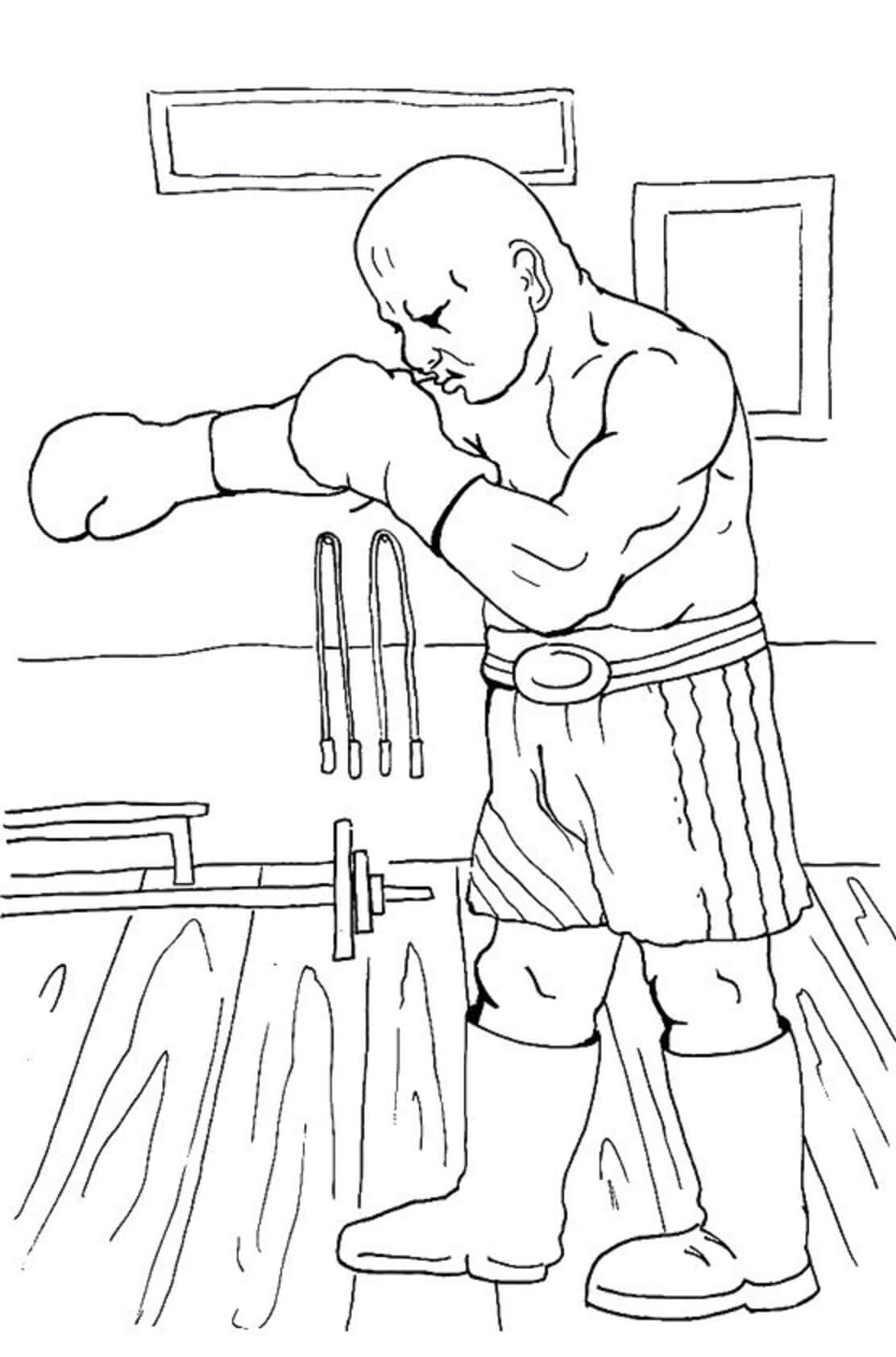 Dibujo gratuito Boxeo #173913 de la coleccion Deportes para imprimir Dibujo gratuito Boxeo #173913 de la coleccion Deportes para imprimir