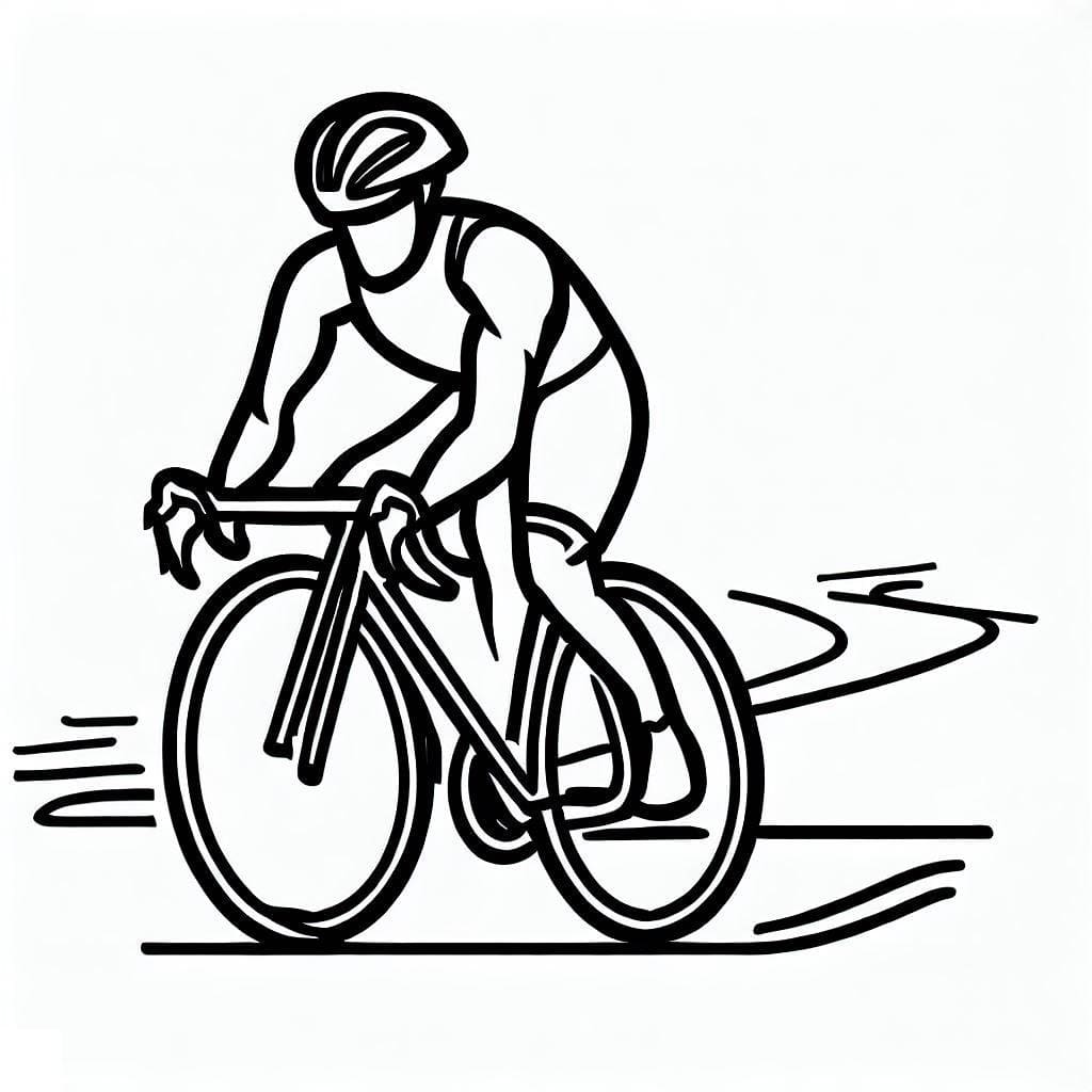 Dibujo gratuito Ciclismo #193616 de la coleccion Deportes para imprimir