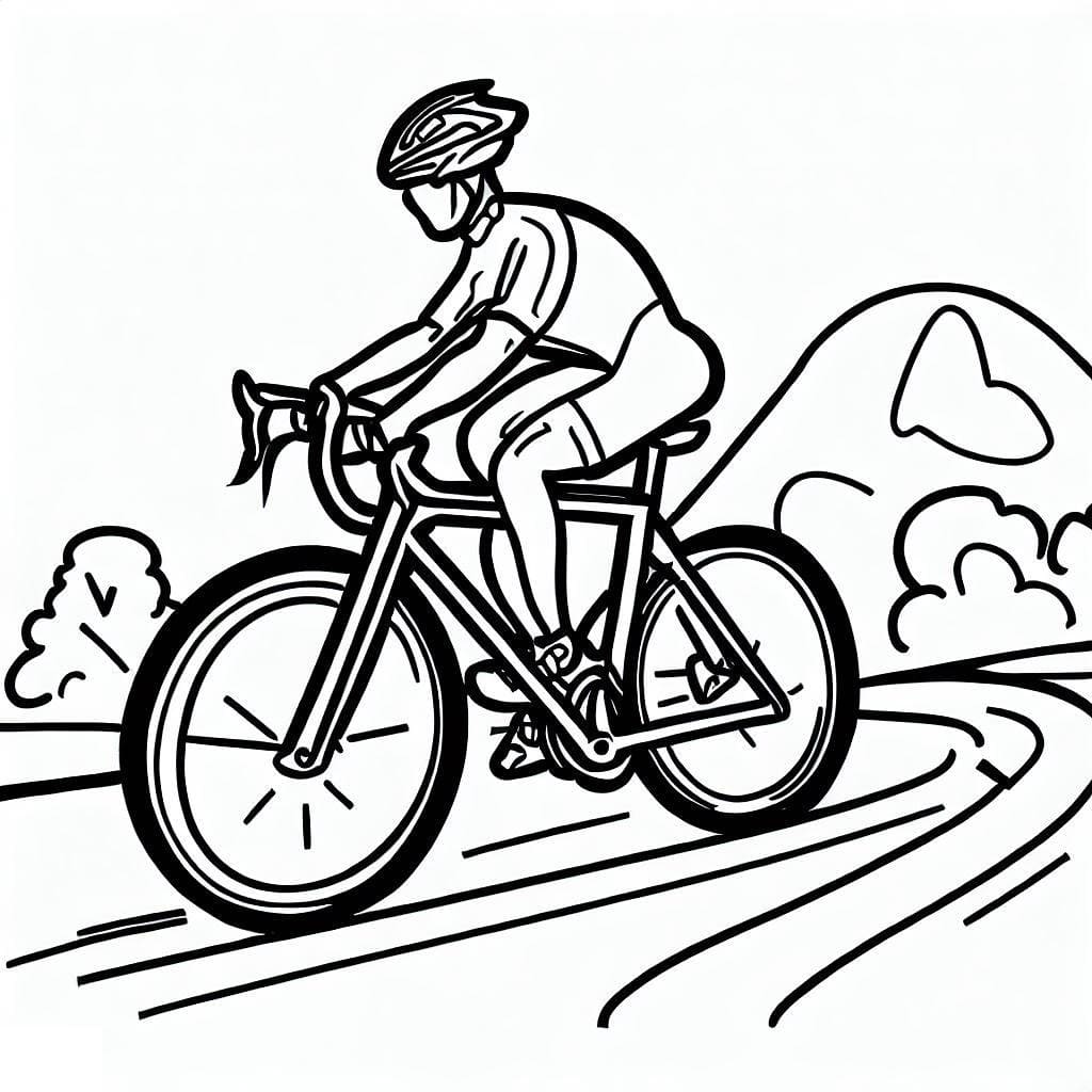 Dibujo gratuito Ciclismo #193617 de la coleccion Deportes para imprimir