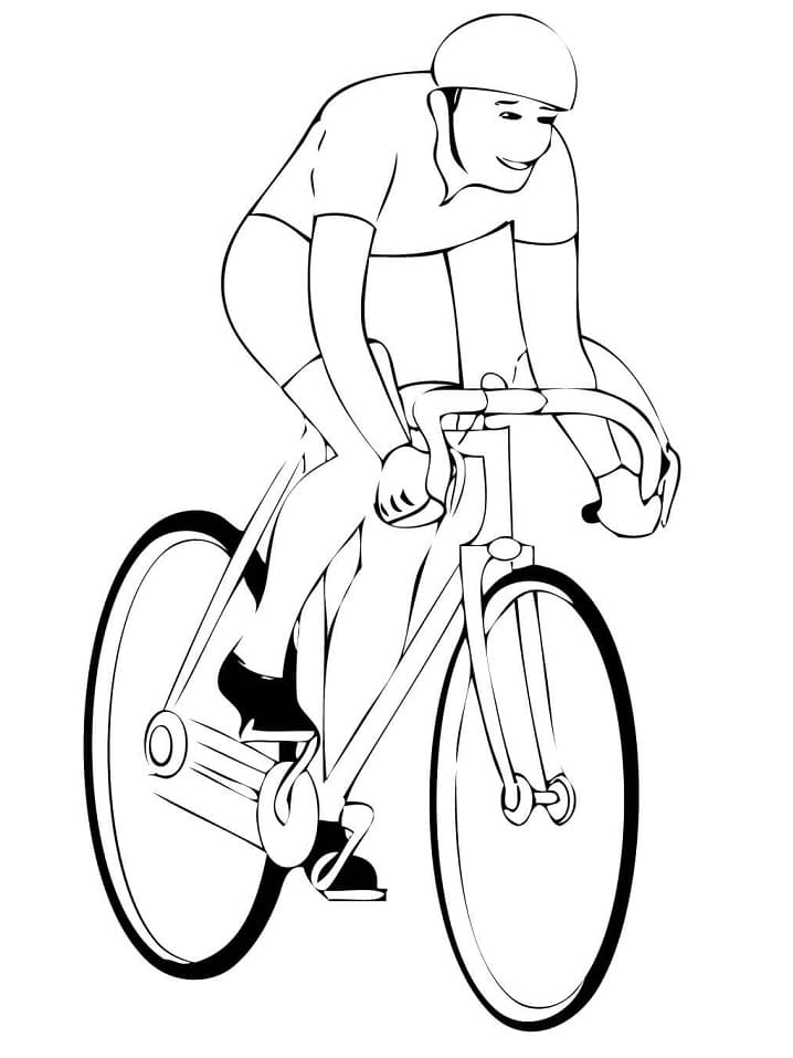 Dibujo gratuito Ciclismo #193628 de la coleccion Deportes para imprimir