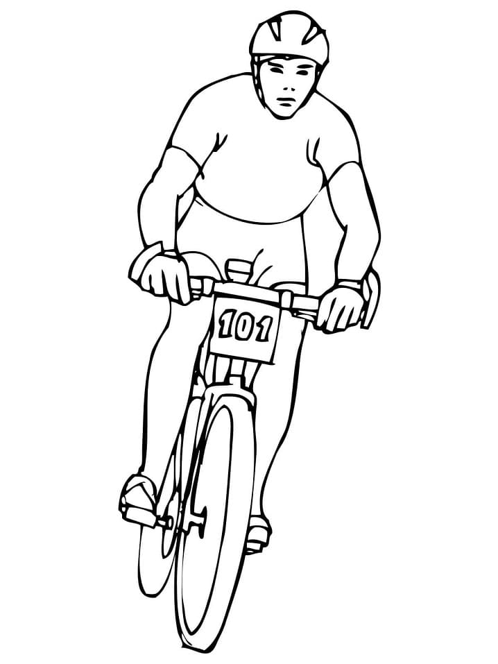 Dibujo gratuito Ciclismo #193631 de la coleccion Deportes para imprimir