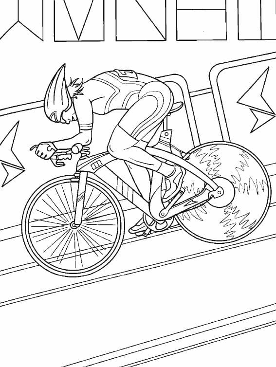 Dibujo gratuito Ciclismo #193638 de la coleccion Deportes para imprimir