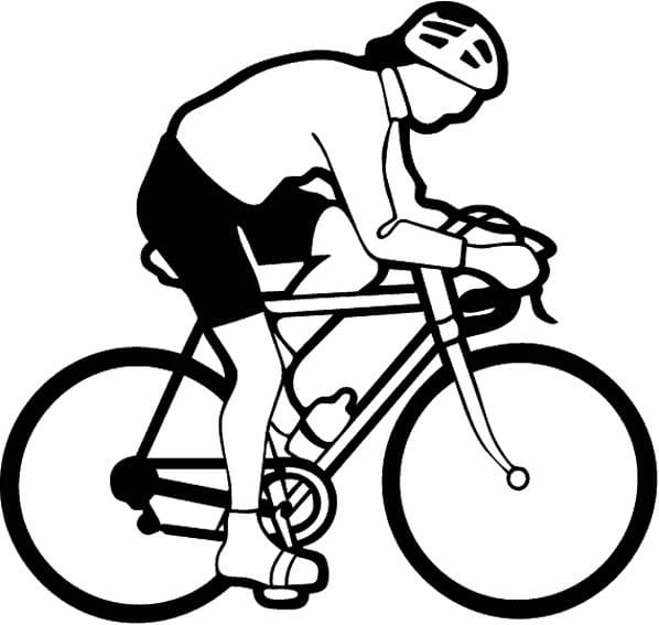 Dibujo gratuito Ciclismo #193640 de la coleccion Deportes para imprimir