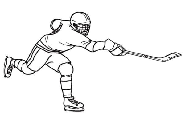 Dibujo gratuito Hockey #192389 de la coleccion Deportes para imprimir