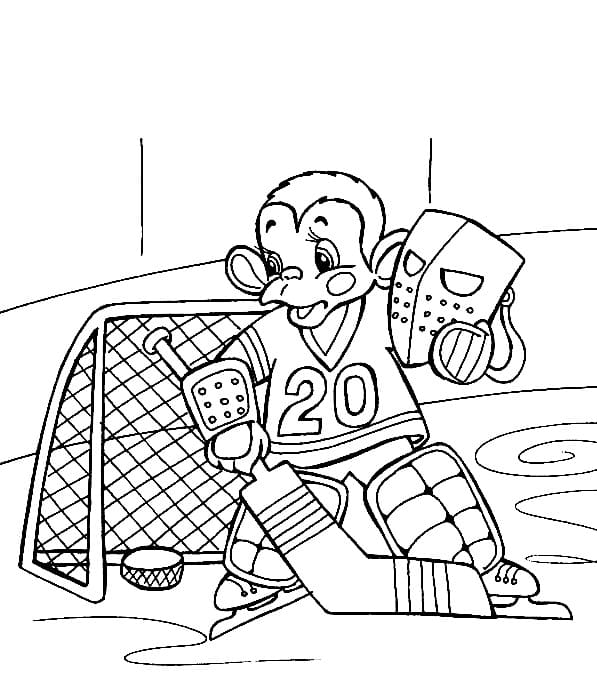 Dibujo gratuito Hockey #192416 de la coleccion Deportes para imprimir
