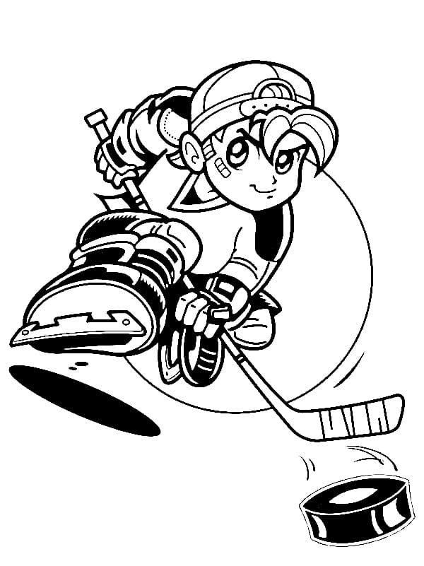 Dibujo gratuito Hockey #192419 de la coleccion Deportes para imprimir