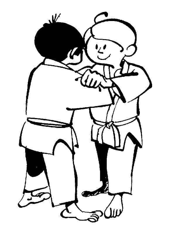 Dibujo gratuito Judo #210682 de la coleccion Deportes para imprimir Dibujo gratuito Judo #210682 de la coleccion Deportes para imprimir