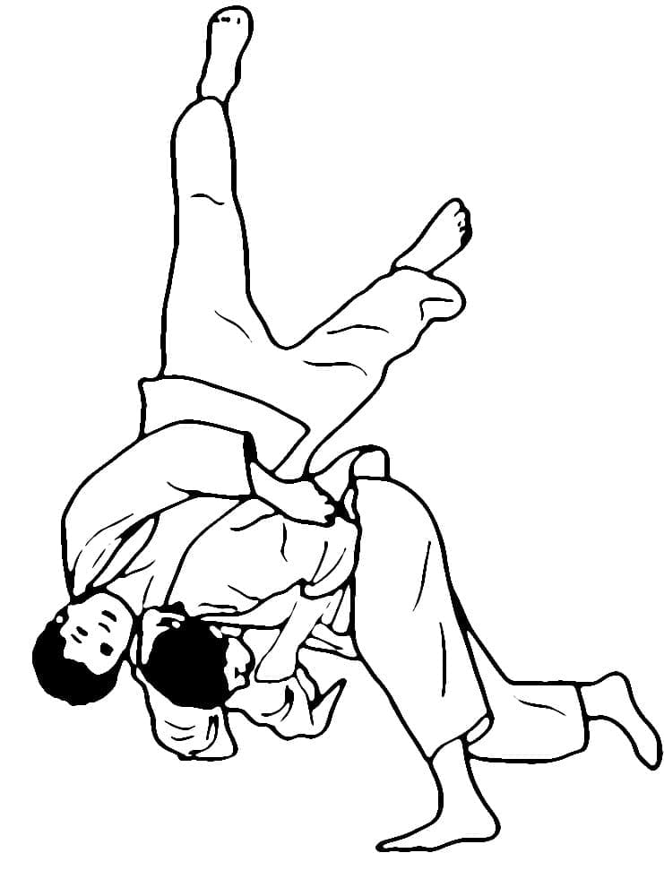 Dibujo gratuito Judo #210700 de la coleccion Deportes para imprimir Dibujo gratuito Judo #210700 de la coleccion Deportes para imprimir
