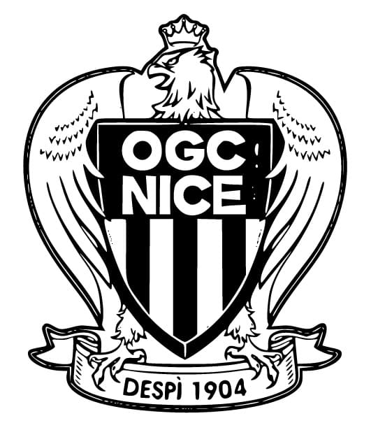 Dibujo gratuito OGC Nice #188530 de la coleccion Deportes para imprimir
