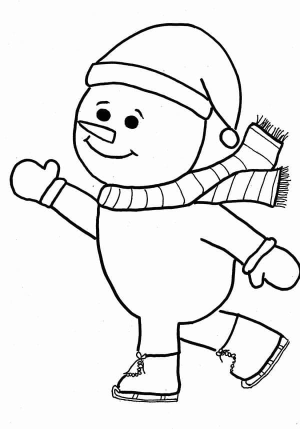 Dibujo gratuito Patinaje #207301 de la coleccion Deportes para imprimir