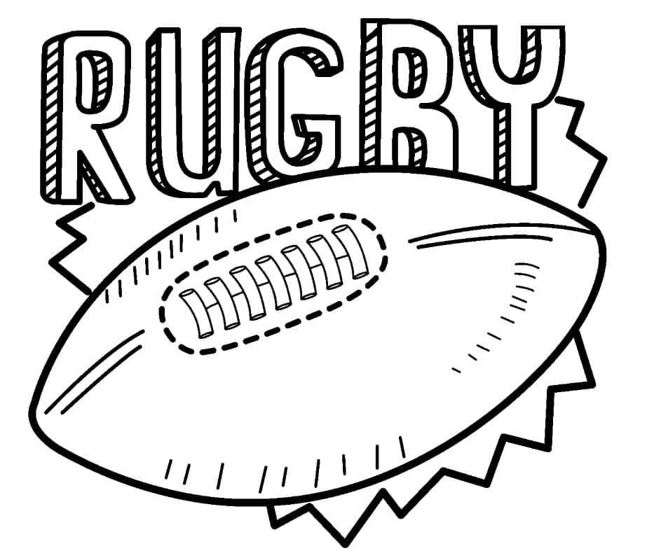 Dibujo gratuito Rugby #211287 de la coleccion Deportes para imprimir