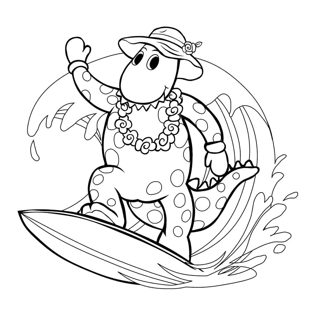 Dibujo gratuito Surf #214201 de la coleccion Deportes para imprimir