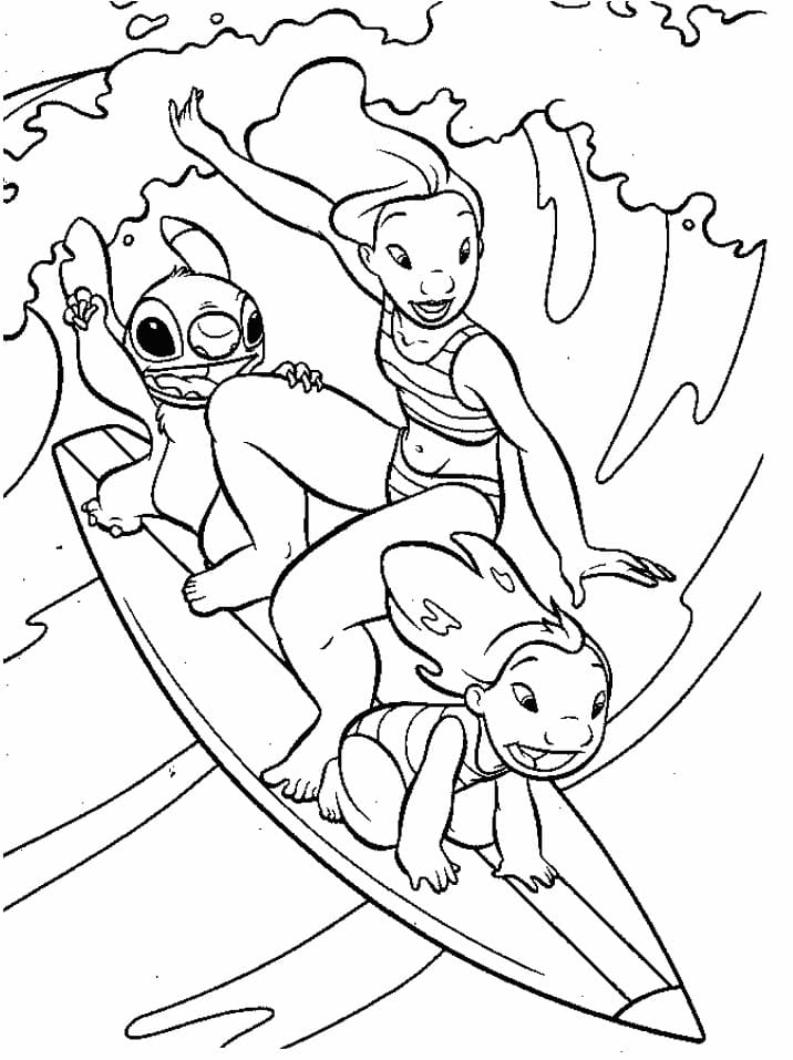 Dibujo gratuito Surf #214207 de la coleccion Deportes para imprimir