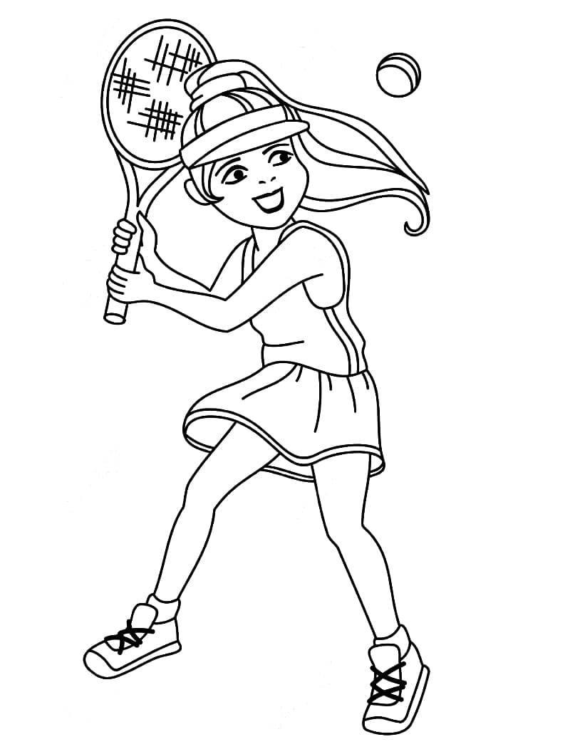 Dibujo gratuito Tenis #173793 de la coleccion Deportes para imprimir Dibujo gratuito Tenis #173793 de la coleccion Deportes para imprimir