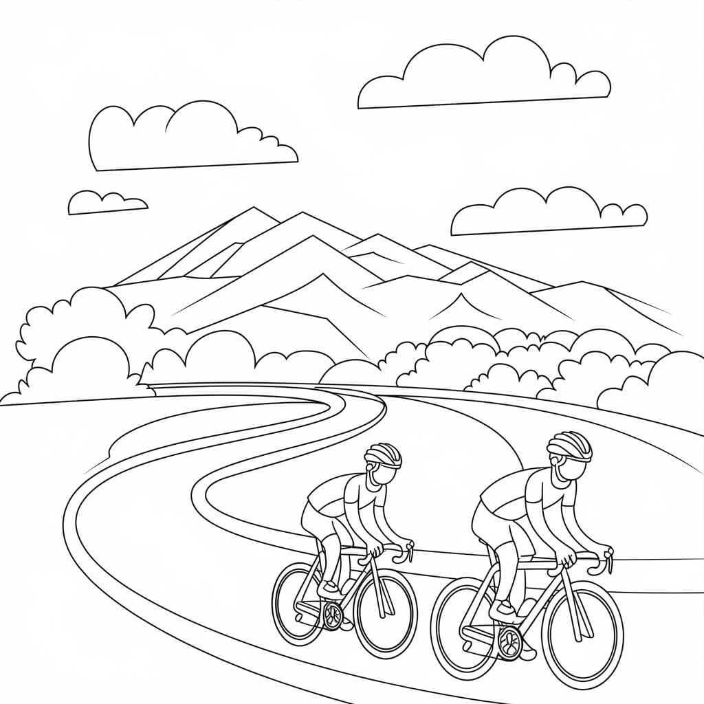 Dibujo gratuito Tour de Francia #221146 de la coleccion Deportes para imprimir Dibujo gratuito Tour de Francia #221146 de la coleccion Deportes para imprimir