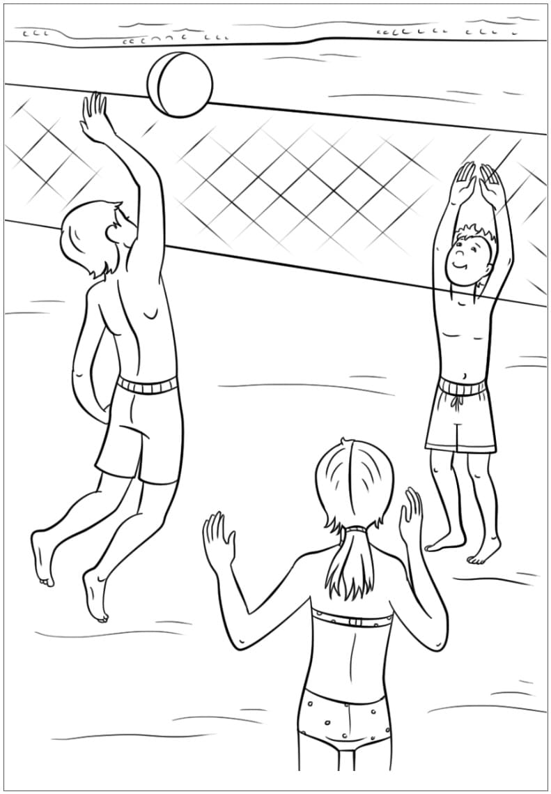 Dibujo gratuito Voleibol #177001 de la coleccion Deportes para imprimir Dibujo gratuito Voleibol #177001 de la coleccion Deportes para imprimir
