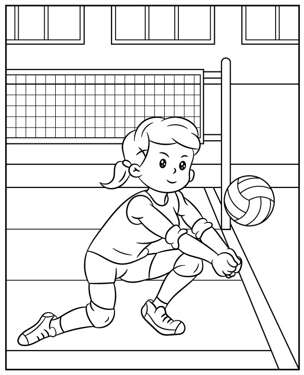Dibujo gratuito Voleibol #218843 de la coleccion Deportes para imprimir Dibujo gratuito Voleibol #218843 de la coleccion Deportes para imprimir