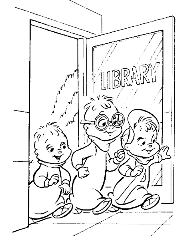 Dibujo gratuito Alvin y the Chipmunks #128259 de la coleccion Dibujos Animados y Series Animadas para imprimir