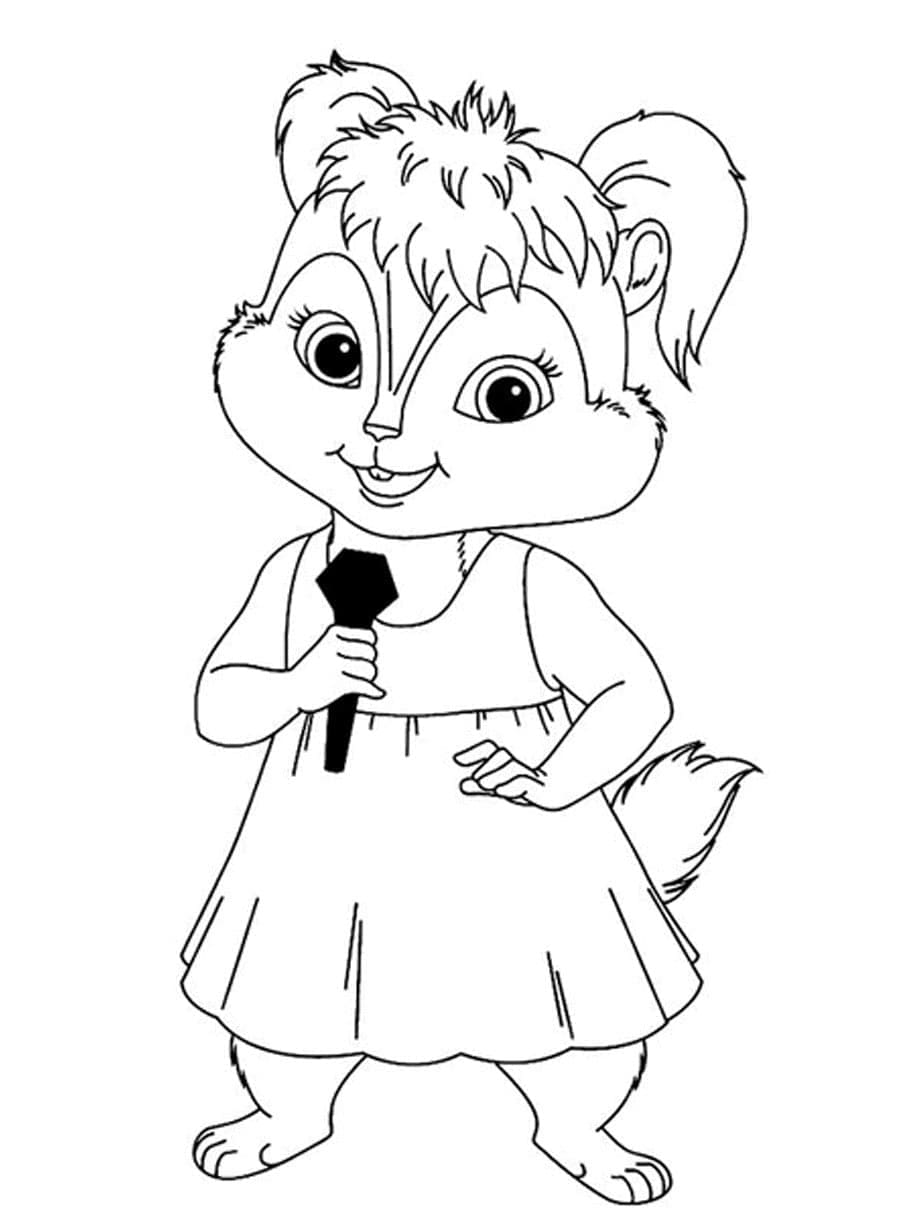 Dibujo gratuito Alvin y the Chipmunks #203403 de la coleccion Dibujos Animados y Series Animadas para imprimir