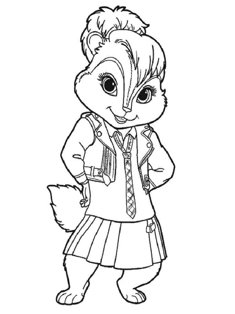 Dibujo gratuito Alvin y the Chipmunks #203431 de la coleccion Dibujos Animados y Series Animadas para imprimir