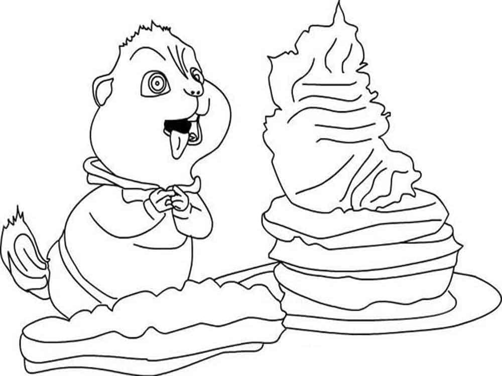 Dibujo gratuito Alvin y the Chipmunks #203436 de la coleccion Dibujos Animados y Series Animadas para imprimir