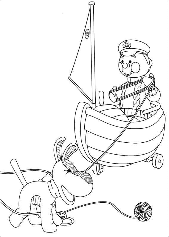 Dibujo gratuito Andy Pandy #209630 de la coleccion Dibujos Animados y Series Animadas para imprimir